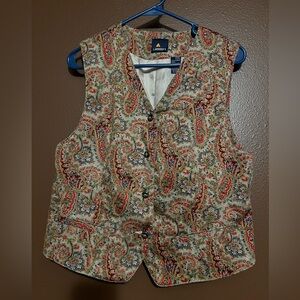 Lizsport Paisley Vest - size medium